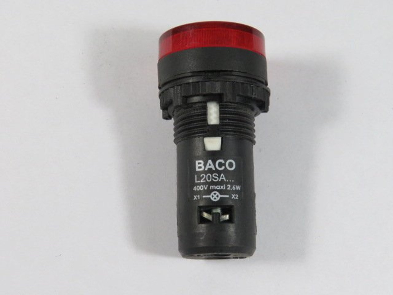 Baco L20SA10 Red Pilot Light 400V 2.6W USED