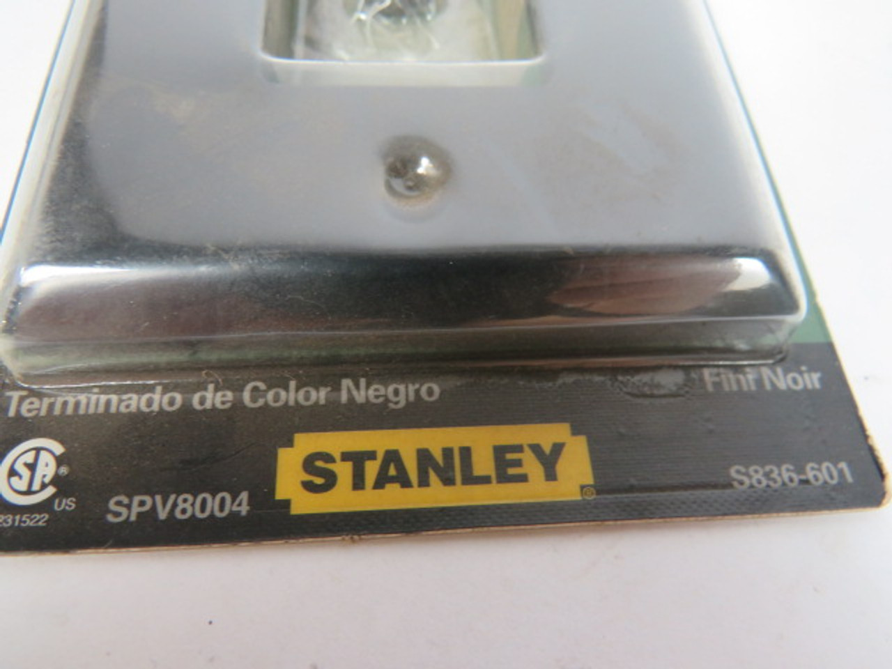 Stanley SPV8004 S836-601 Black Chrome Plated Wall Plate 4-Pack ! NEW !