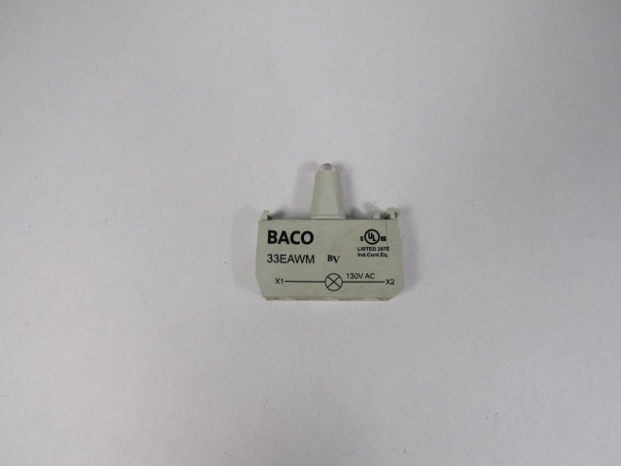 Baco 33EAWM LED Block 130VAC USED