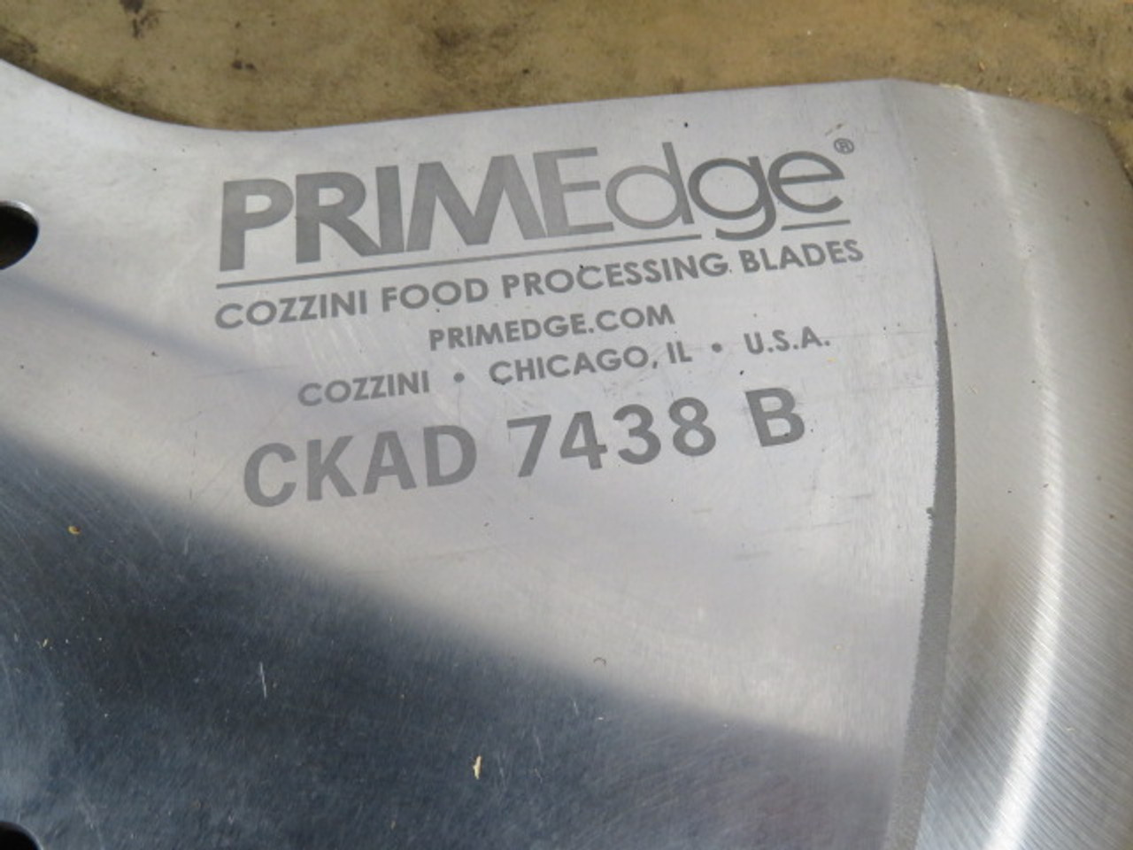 Primedge CKAD-7438B Industrial Involute Slicer Blade 10cm BD 40cm R USED