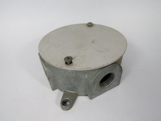 Rab Design 3/4VXJ Zinc Junction Box w/Cover 3/4" Hubs USED