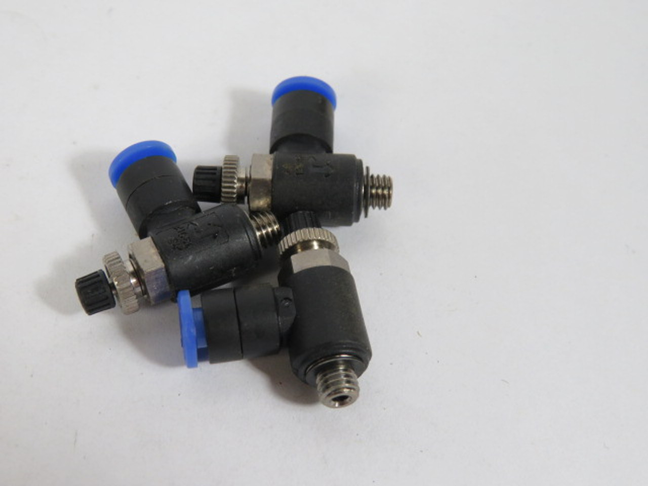 SMC AS1201F-M5-04 Speed Controller Valve 4mm Lot of 3 USED