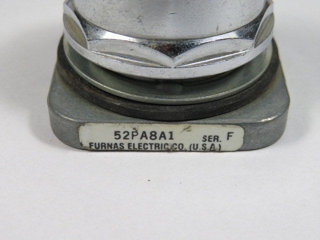 Furnas 52PA8A1 Series F Black Flush Push Button Operator USED