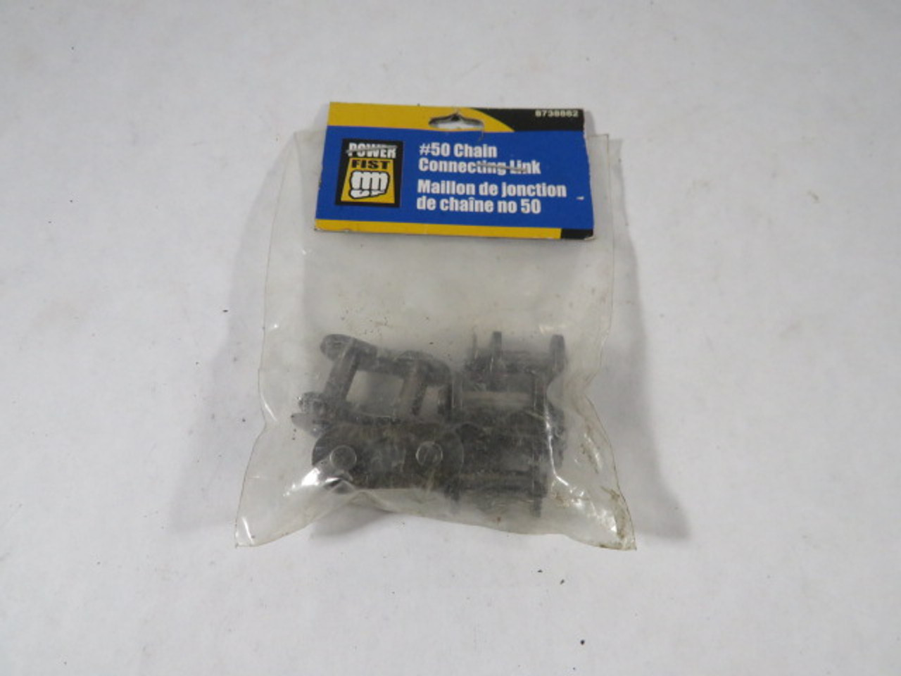 Power-Fist 8738882 # 50 Roller Chain Connecting Linkage 4 Pcs ! NEW !