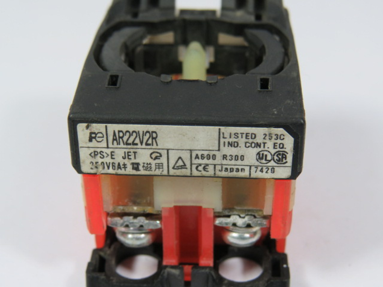 Fuji Electric AR22V2R Contact Block 250V 6A 2NC USED