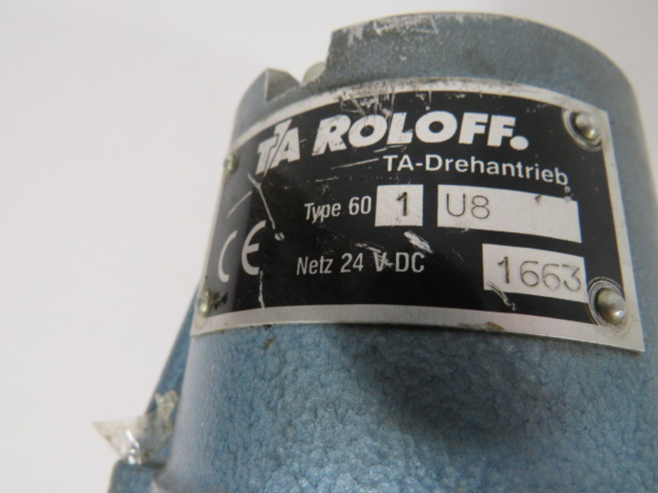 TA Roloff 601U8 Actuator 8Nm 24VDC 1A 24W USED