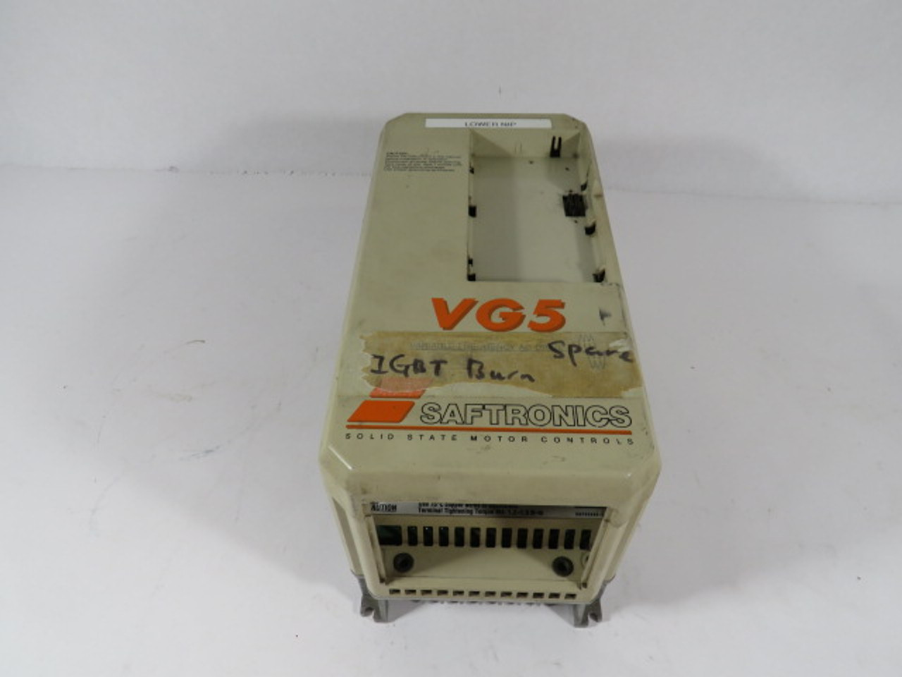 Saftronics CIMR-G5U40P7 Variable Frequency Drive *Burned-out Board* ! AS IS !