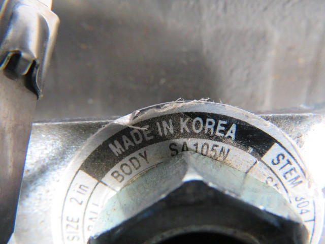 DongKang SA105N Ball Valve 2" Class 800 PTFE 304 ! NOP !