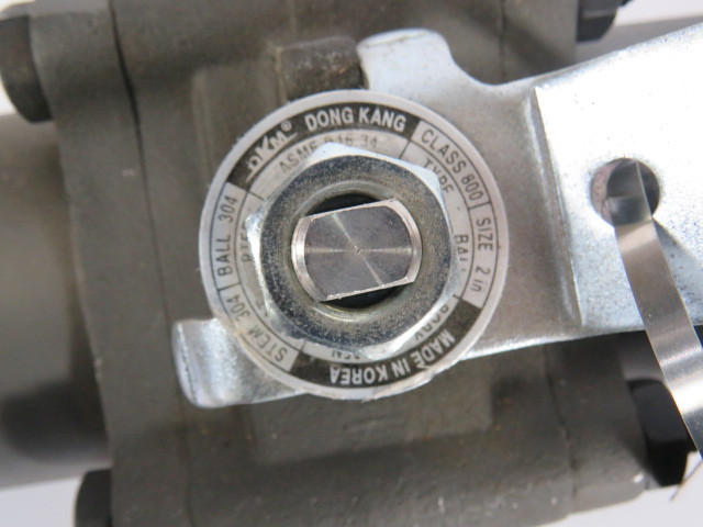 DongKang SA105N Ball Valve 2" Class 800 PTFE 304 ! NOP !