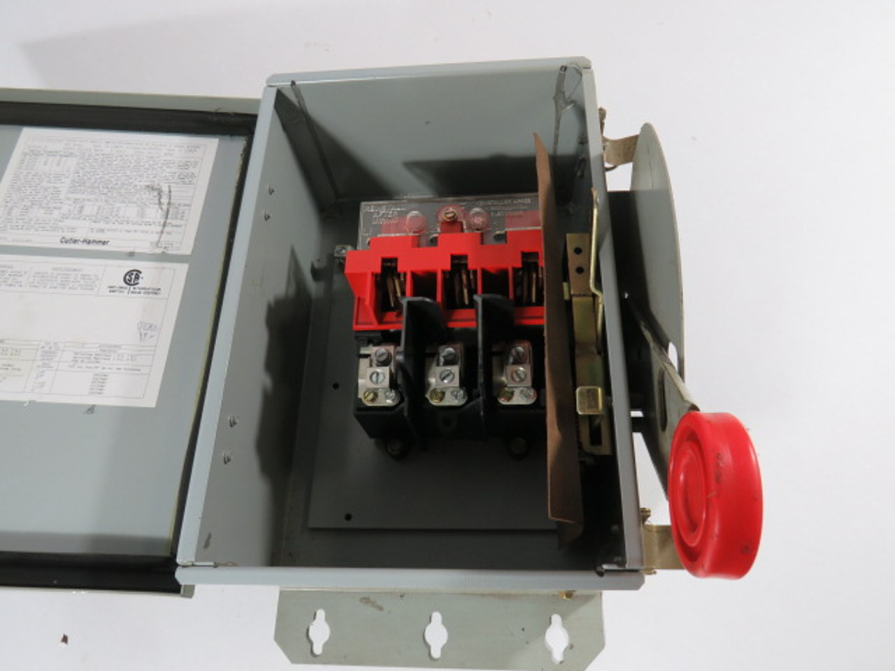 Cutler-Hammer 12HD362NF Heavy Duty Safety Switch 60A 600V 3 Pole USED