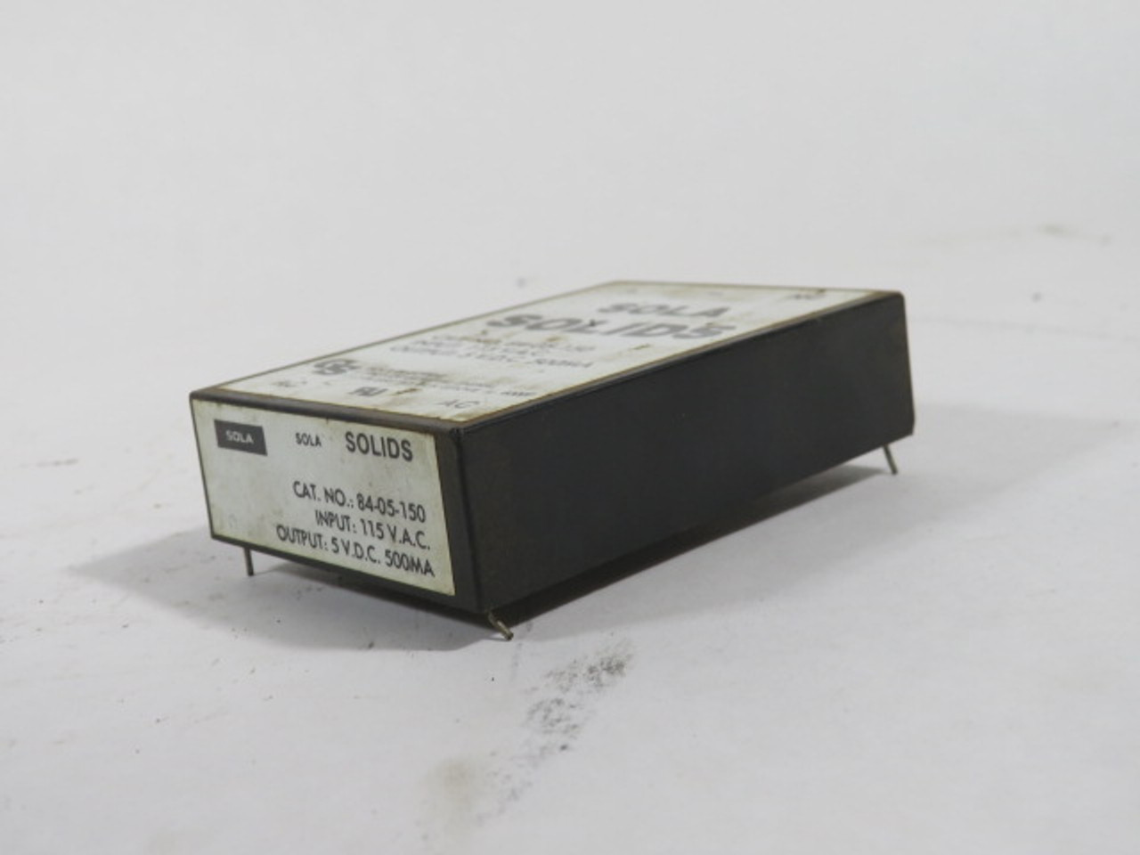 Sola Solids 84-05-150 Power Module 115VAC Input 5VDC 500MA Output USED