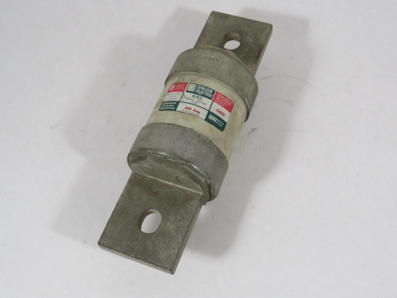 English Electric C600J Energy Limiting Fuse 600A 600VAC USED