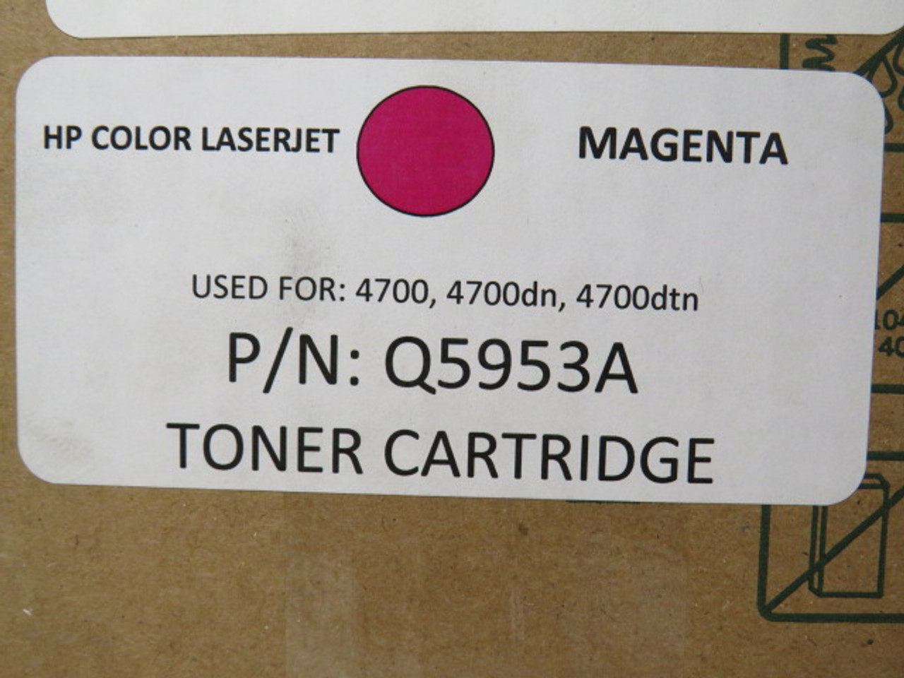 Durham Ink & Toner Q5953A Replacement For HP Q5953A Magenta Toner *SEALED* NEW