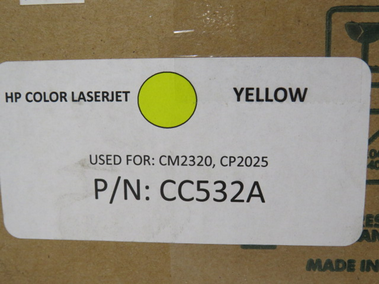 Generic CC532A Replacement For HP CC532A Yellow Toner *SEALED* ! NEW !