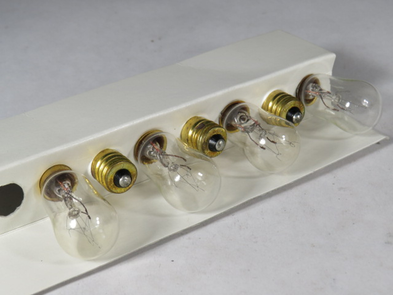 Standard 6S6-125VCAND Miniature Clear Bulb BA15D 125V 0.048A 6W Lot of 7 ! NEW !