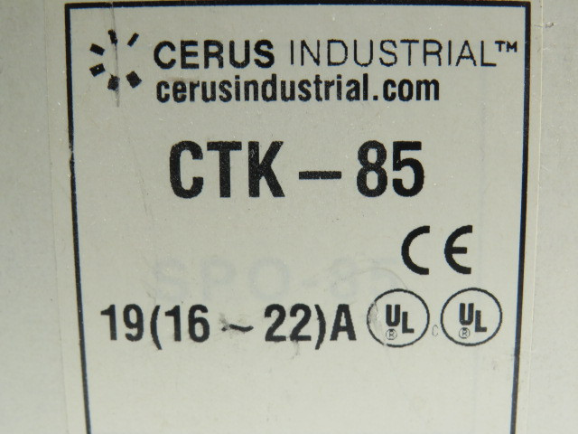 Cerus Orion CTK-85-19 Thermal Overload Relay 16-22A Range NEW