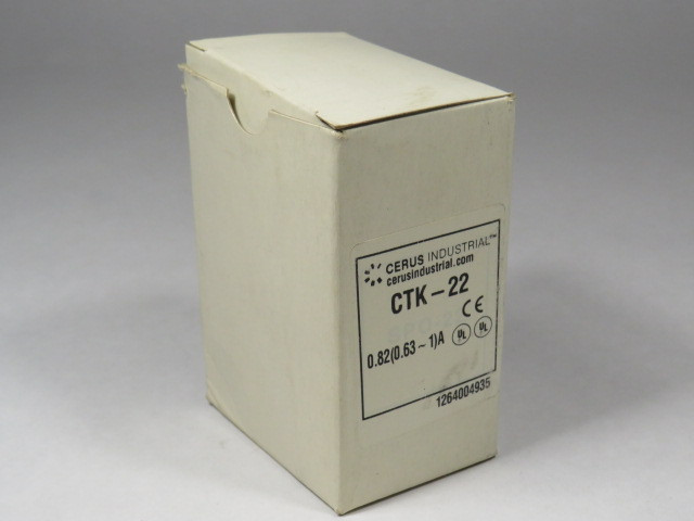 Cerus Orion CTK-22-0.82 Thermal Overload Relay 0.63-1A Range NEW