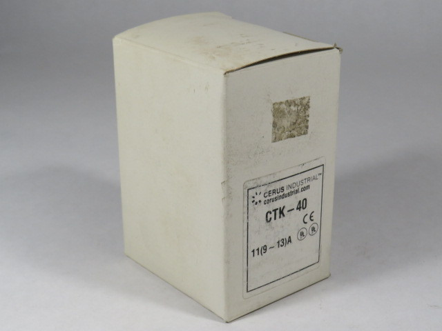 Cerus Orion CTK-40-11 Thermal Overload Relay 9-13A Range NEW