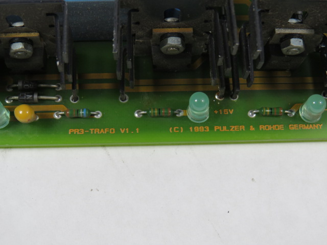 Pulzer & Rohde PR3-TRAFO Transformer Control Board USED
