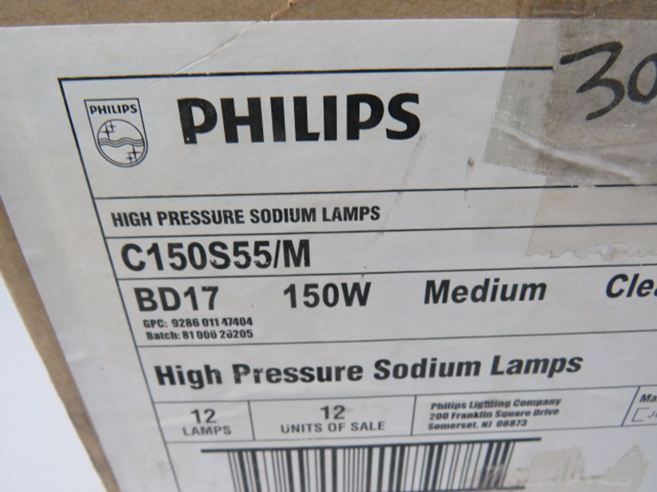 Philips C150S55/M Mercury Ceramalux Eco Light Bulb 150W 55V 12-PK ! NEW !