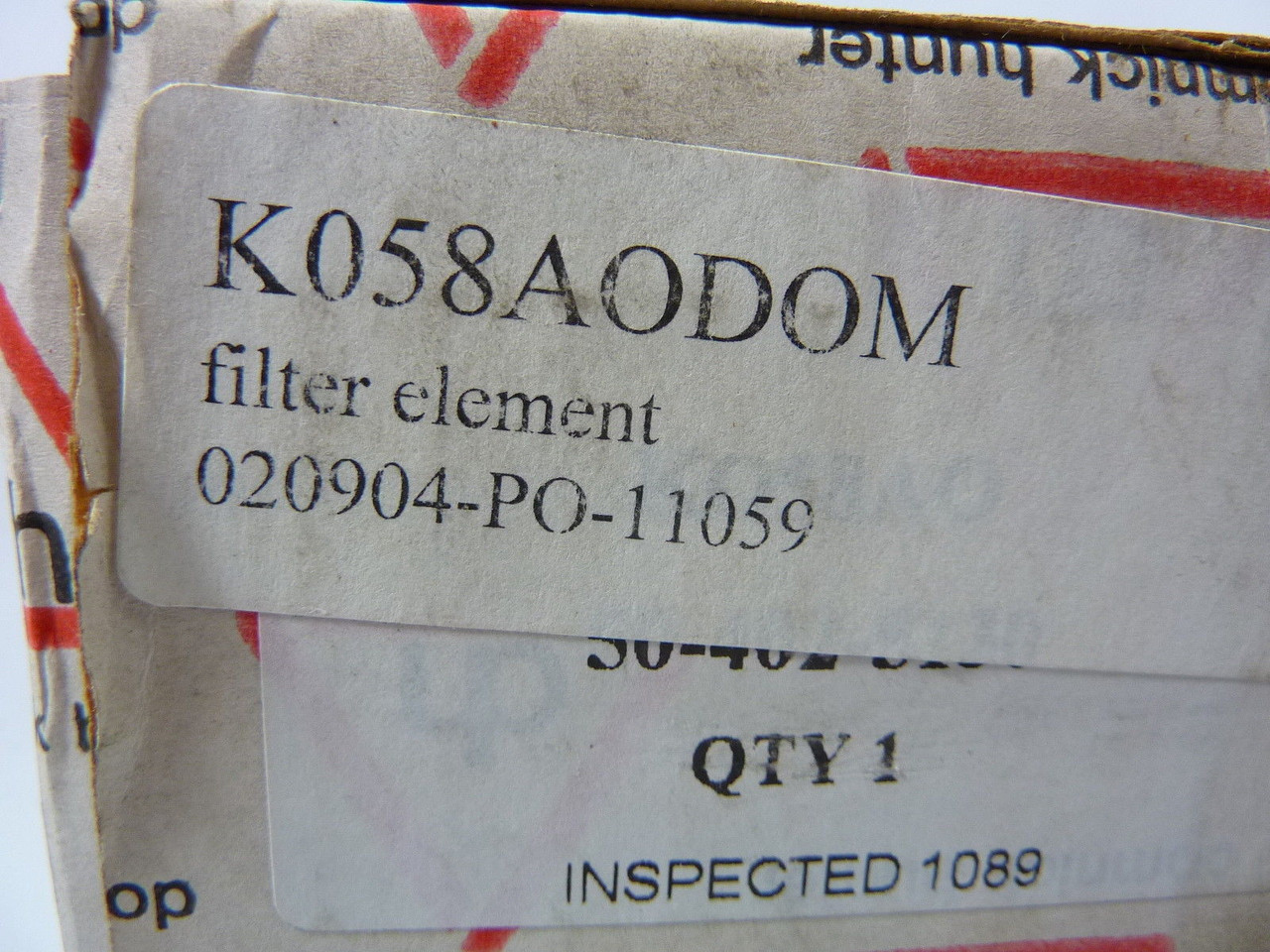 Domnick Hunter K058AODOM Filter Element 3/4 Inch ! NEW !