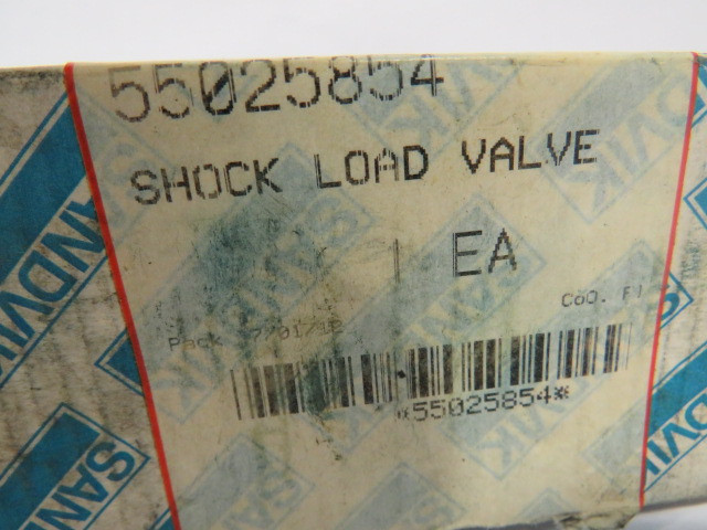 Sandvik 55025854 Shock Load Valve for Mobile Crusher/Screener ! NEW !