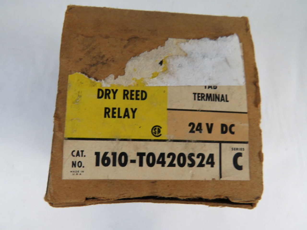 Allen-Bradley 1610-T0240S24 Dry Reed Relay Ser C 24VDC 1A 15VA 150VAC ! NEW !