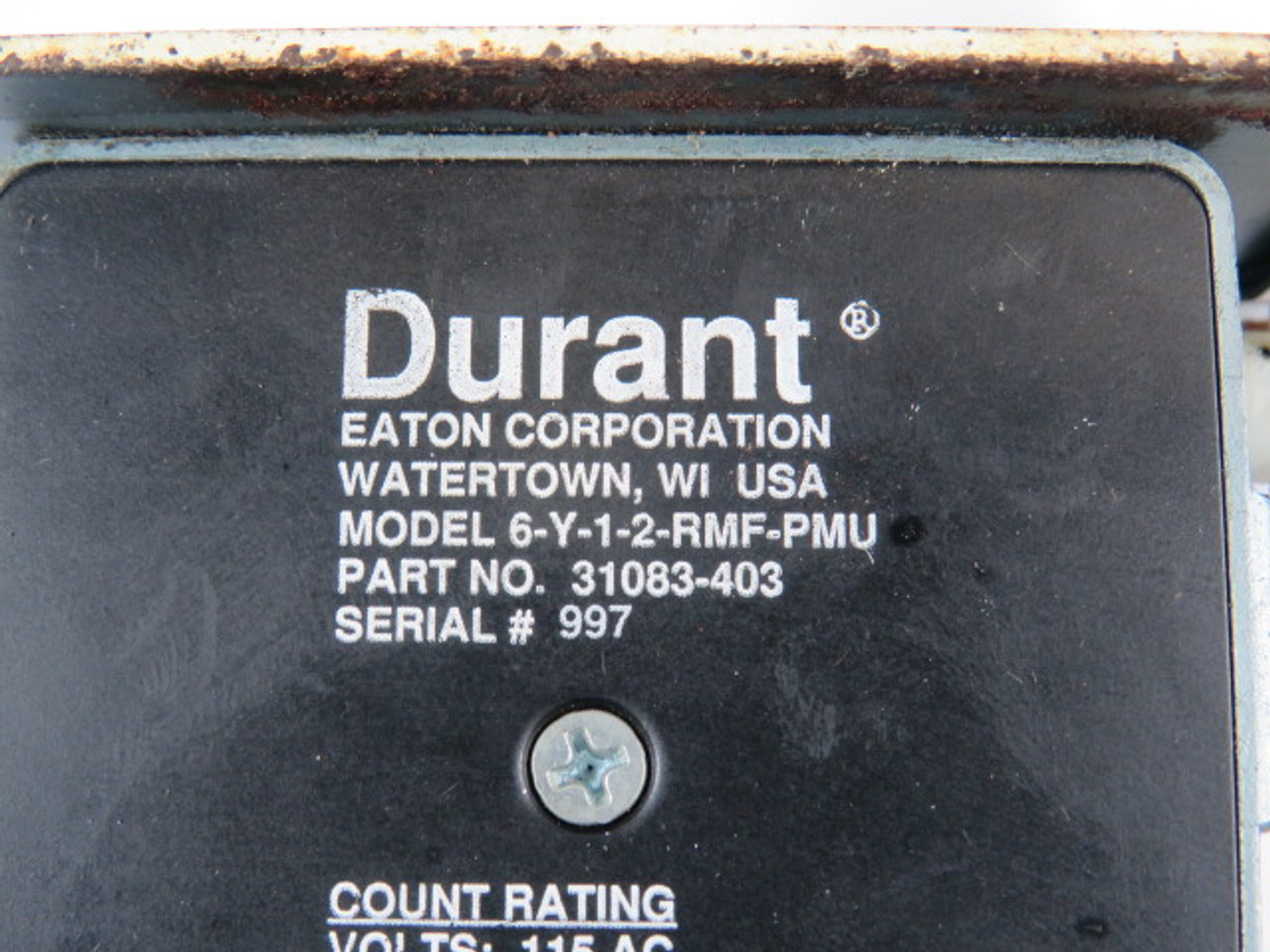 Durant 31083-403 Counter w/ Key 115AC 7W USED