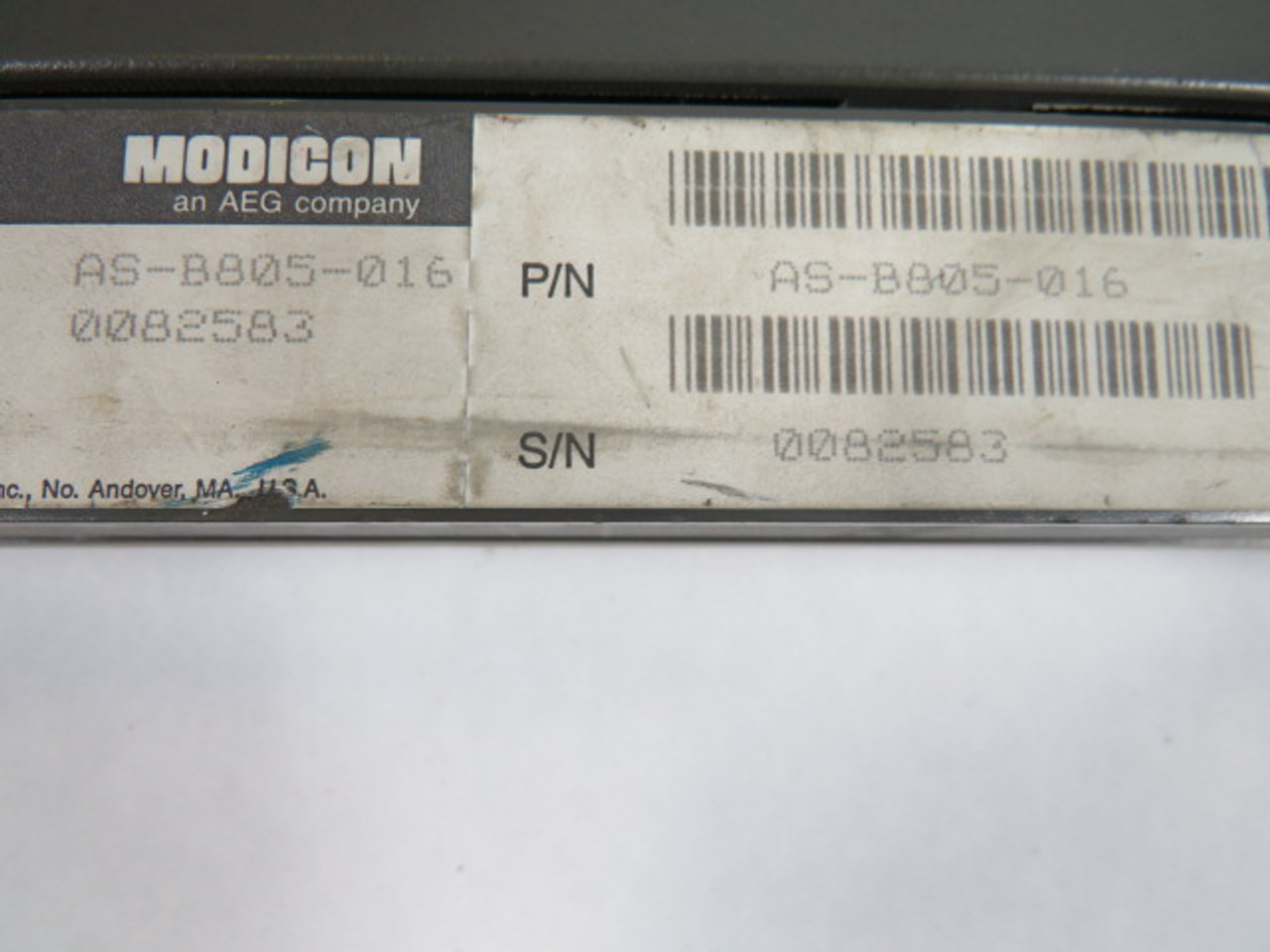 Modicon AS-B805-016 Input Analog Module 115 VAC 16 Channel USED
