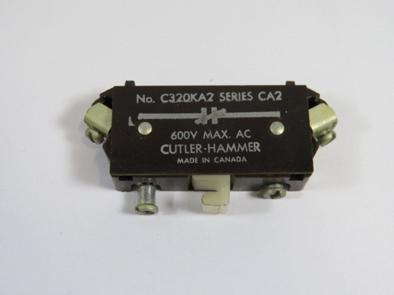 Cutler-Hammer C320KA2 Series CA2 Auxiliary Contact 600V 1NC USED