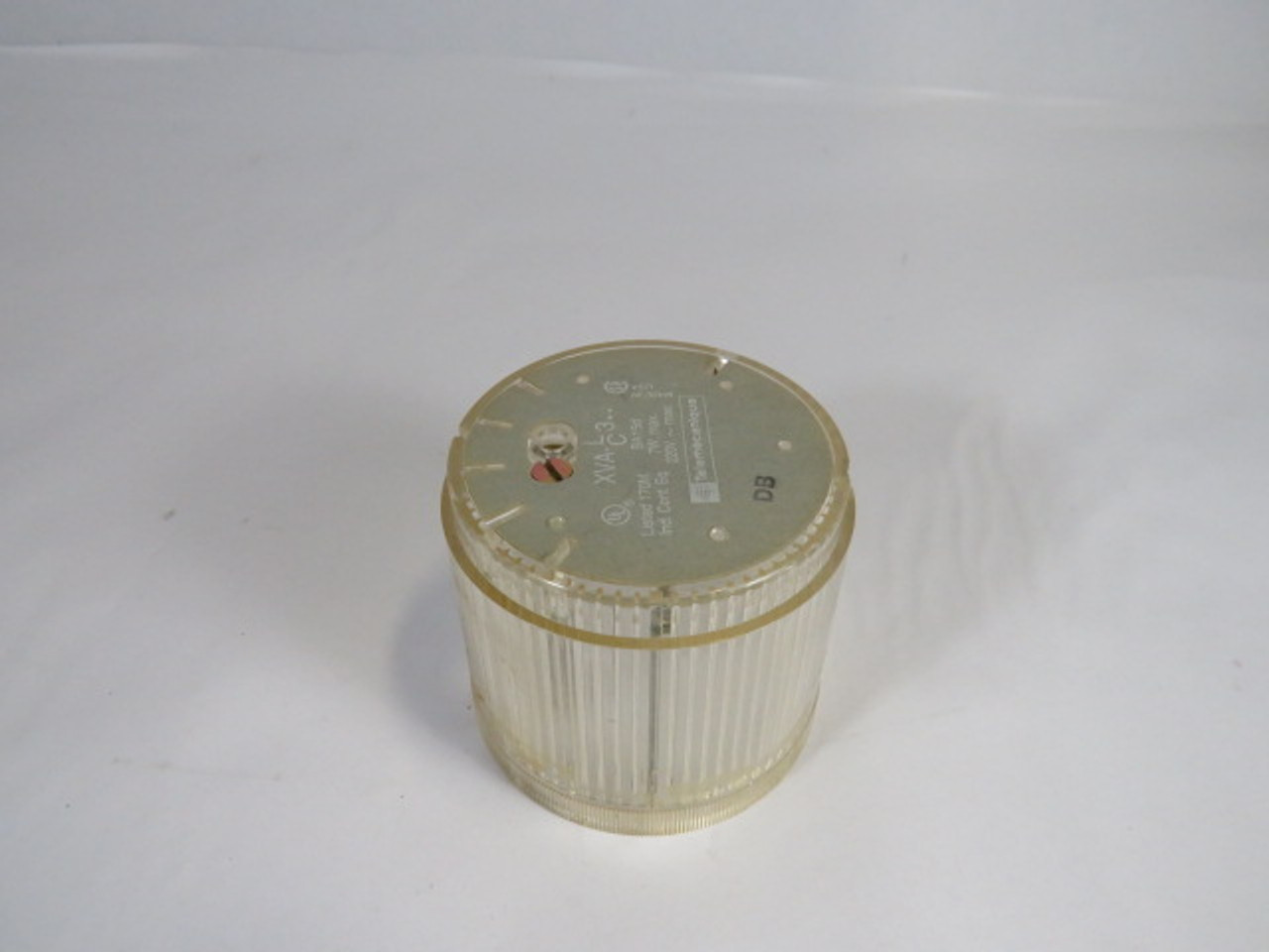 Telemecanique XVAC371 19514 Clear Stack Light Lens w/o Bulb 220VAC/DC 7W USED