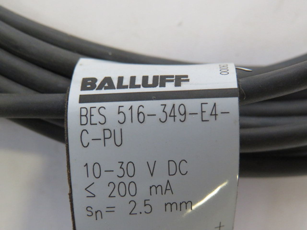 Balluff BES516-349-E4-C-PU Inductive Sensor Cable 6.5x30mm NO 2.5mm R ! NOP !