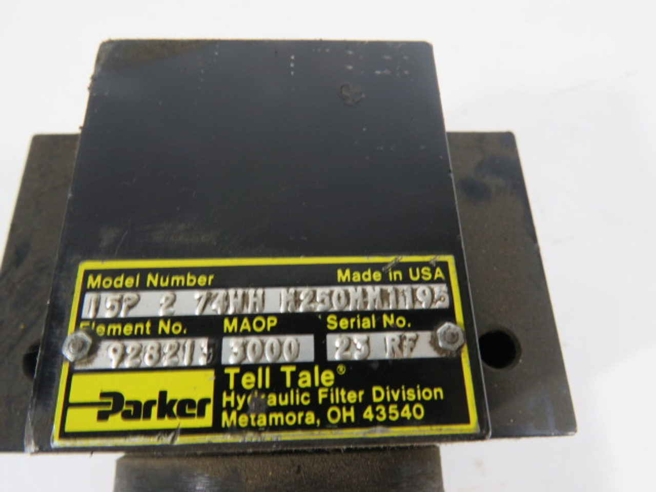 Parker 15P274HH Hydraulic Filter USED