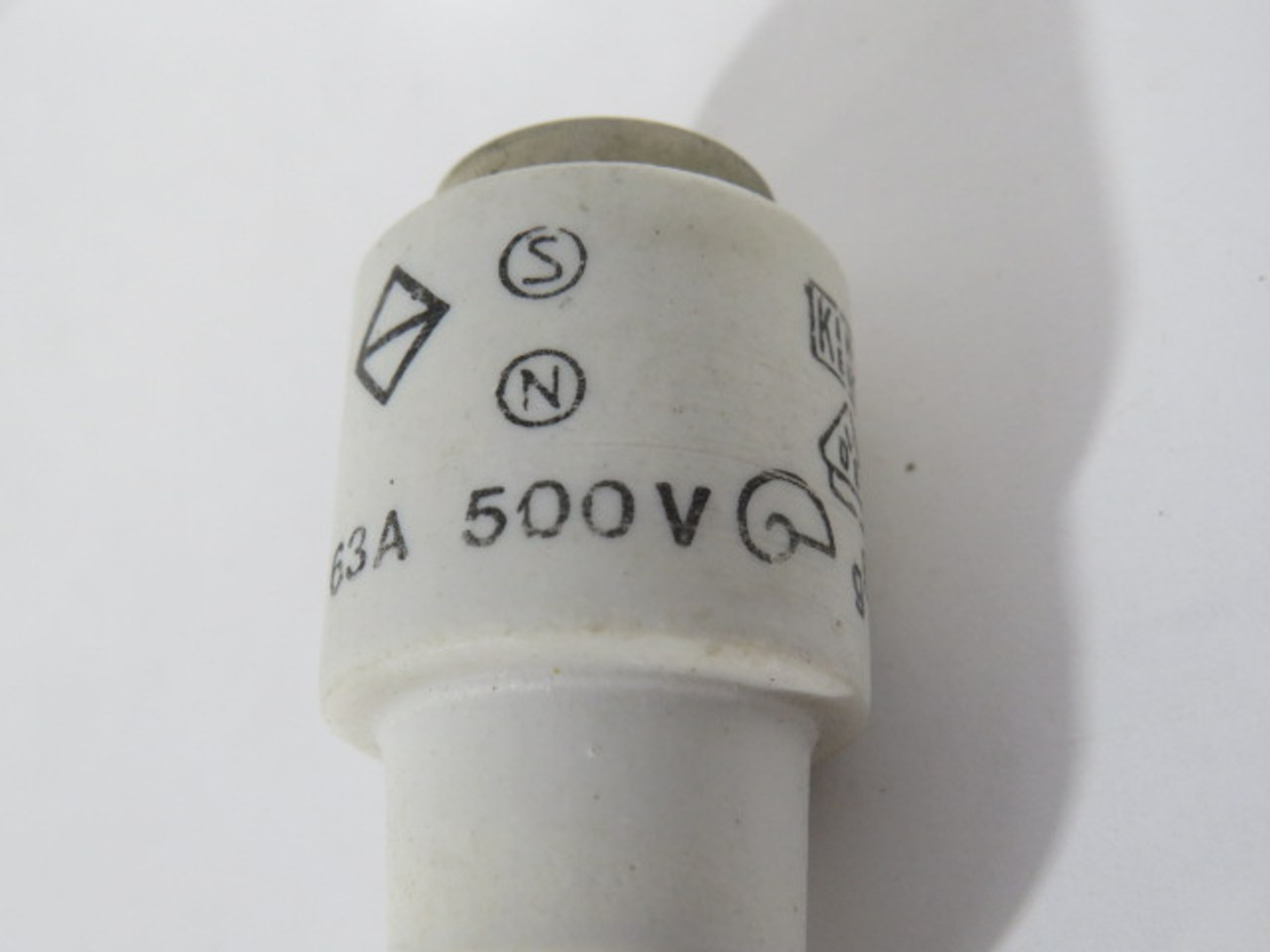 Generic Ceramic Bottle Fuse 63A 500V Lot of 6 USED