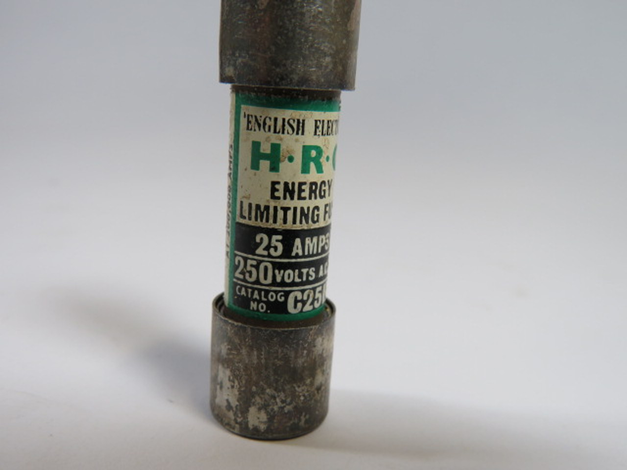 English Electric C25HG HRC Fuse 2A 250VAC USED