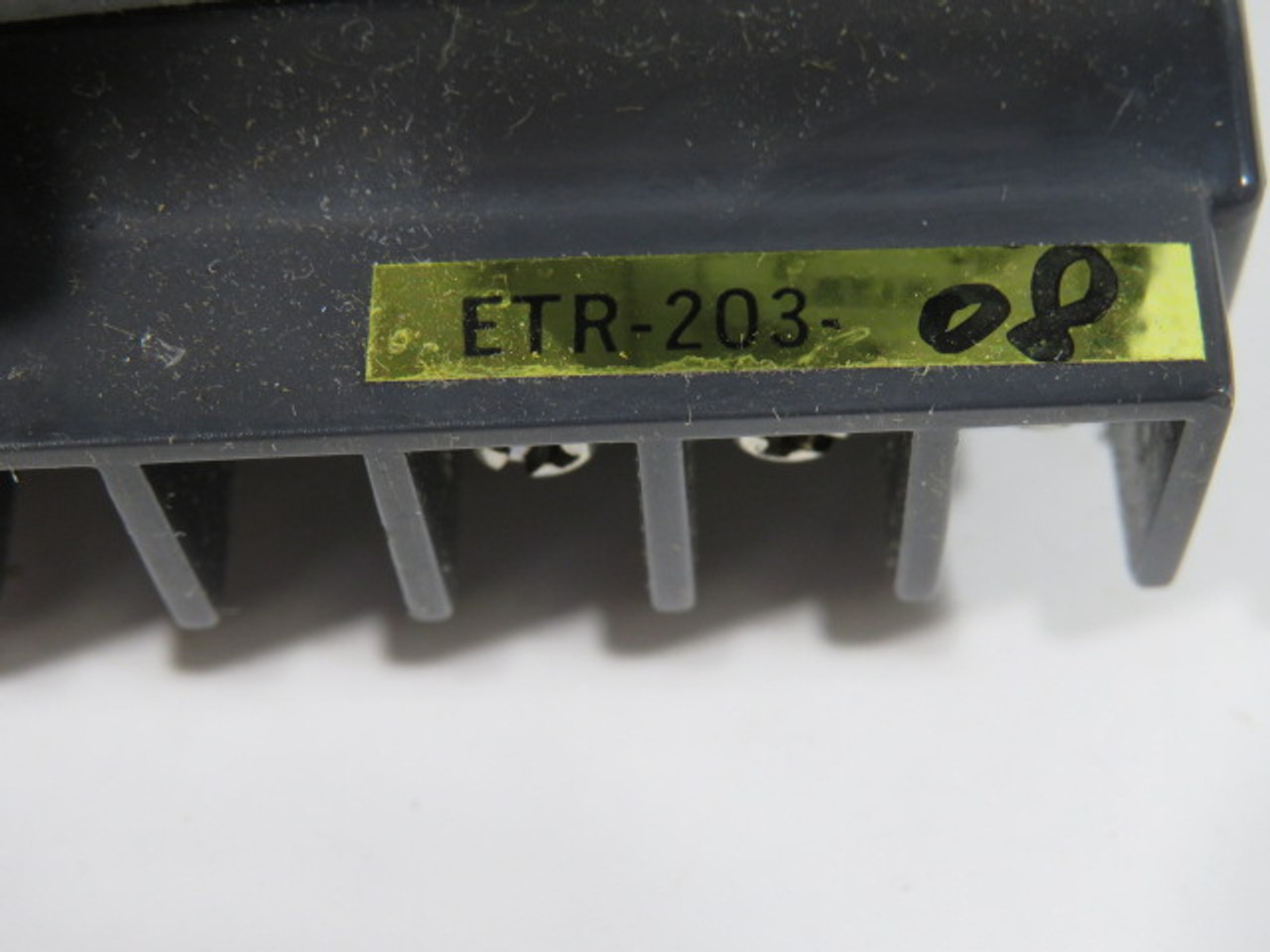 Ogden ETR-203-08 Type J Analog Temperature Controller *Cracked Face* ! AS IS !