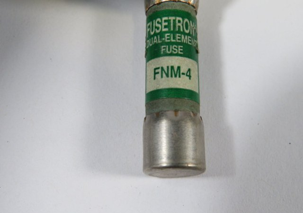 Fusetron FNM-4 Dual-Element Fuse 4A 250V USED