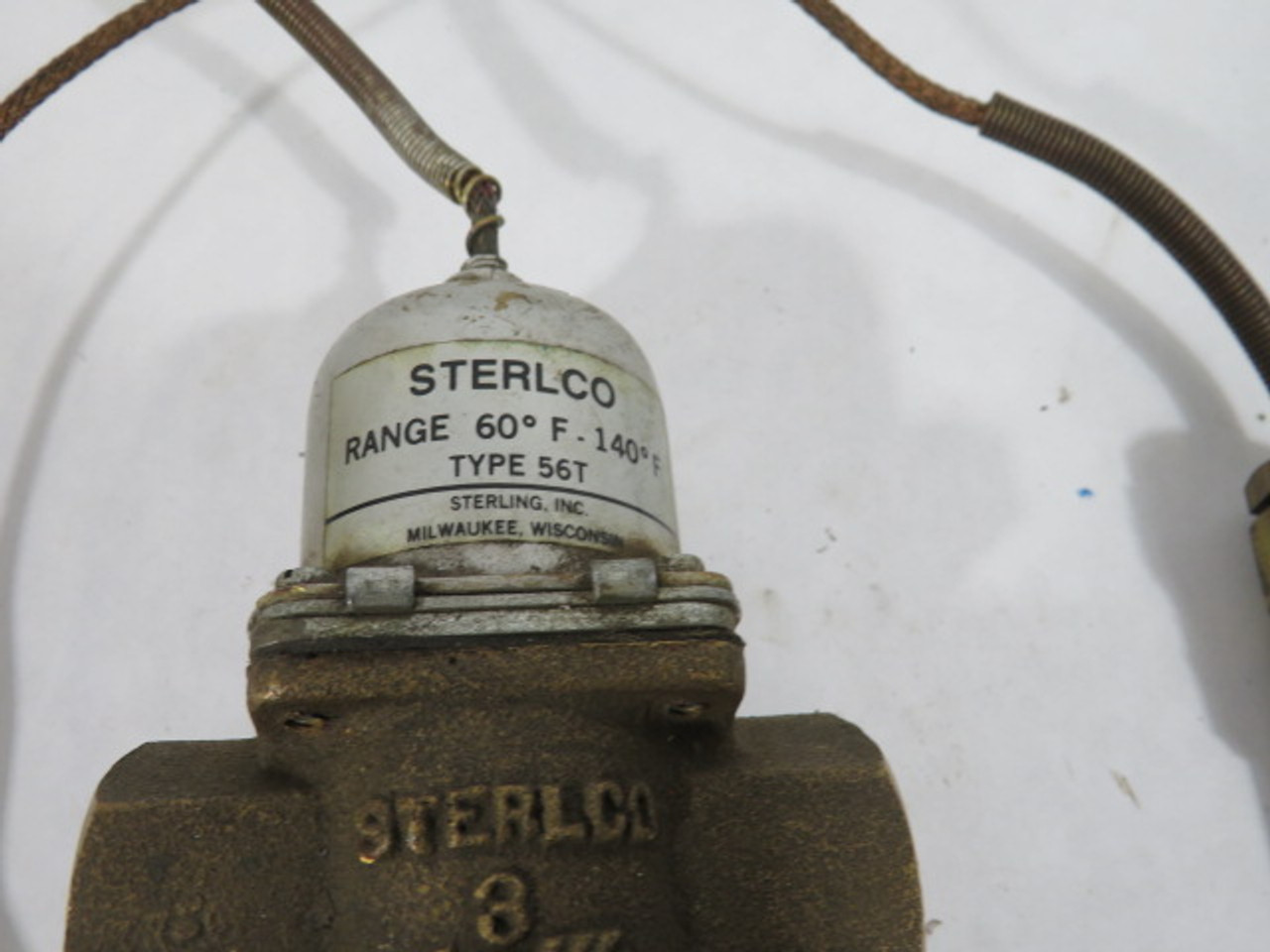 Sterlco 56T 3/8 Temperature Actuated Water Regulating Valve USED