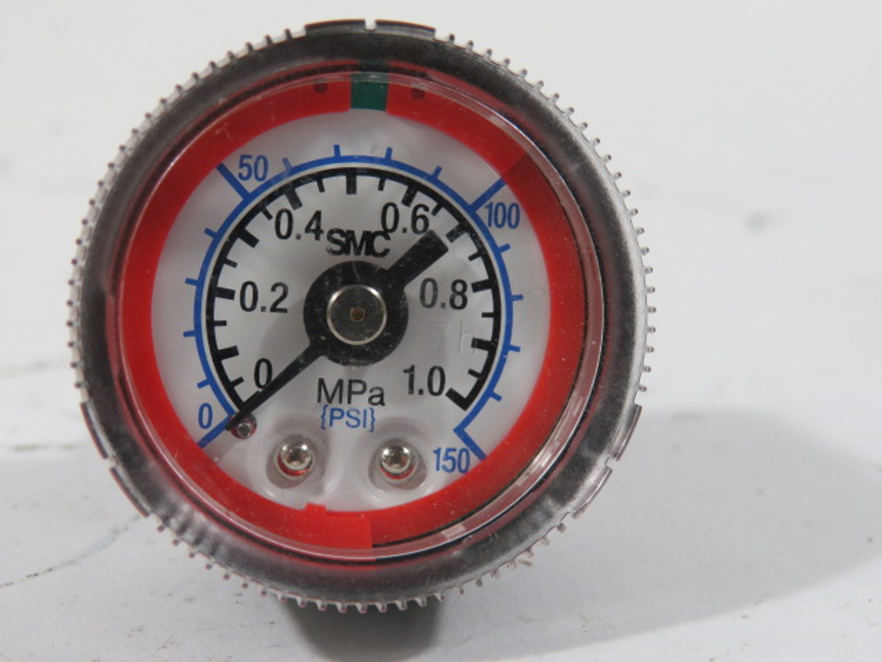 SMC G46-P10-02-L-X30 0-150psi 0-1.0MPa Back Connection Pressure Gauge USED