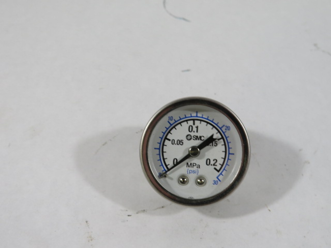 SMC G46-P2-01-X30 0-30PSI 0-0.0MPa Pressure Gauge USED