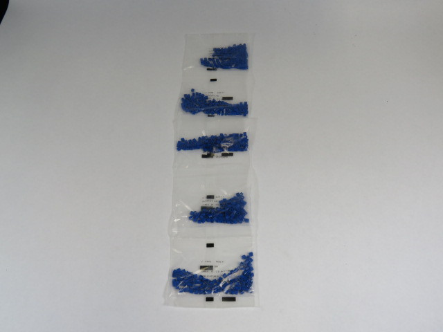 Critchley 06161606 Blue Cable Marker #6 Z11 Straight Cut 500-Pack  NEW