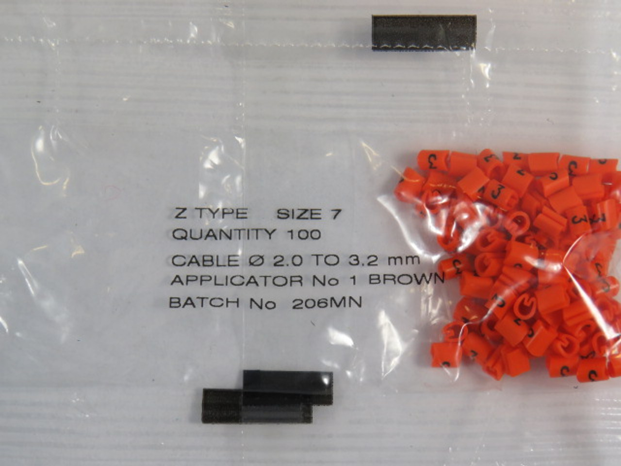 Critchley 11521303 Orange Cable Marker #3 Z7 Chevron Cut 900-Pack ! NEW !