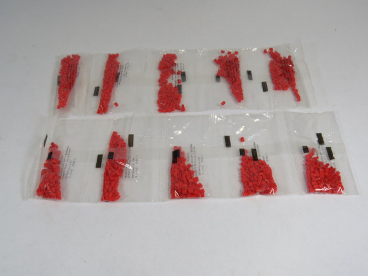 Critchley 11521202 Red Cable Marker #2 Z7 Chevron Cut 1000-Pack  NEW