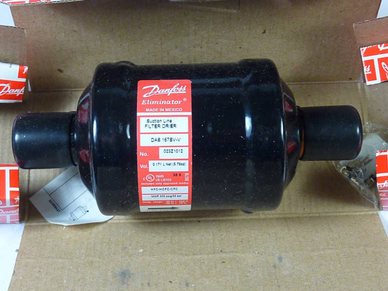 Danfoss DAS 167SV-V Suction Line Filter Drier 7/8" ODF ! NEW !