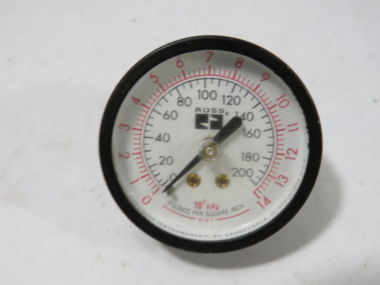 Ross 5400A2011 0-200psi 0-14kPa x 10 Pressure Gauge USED