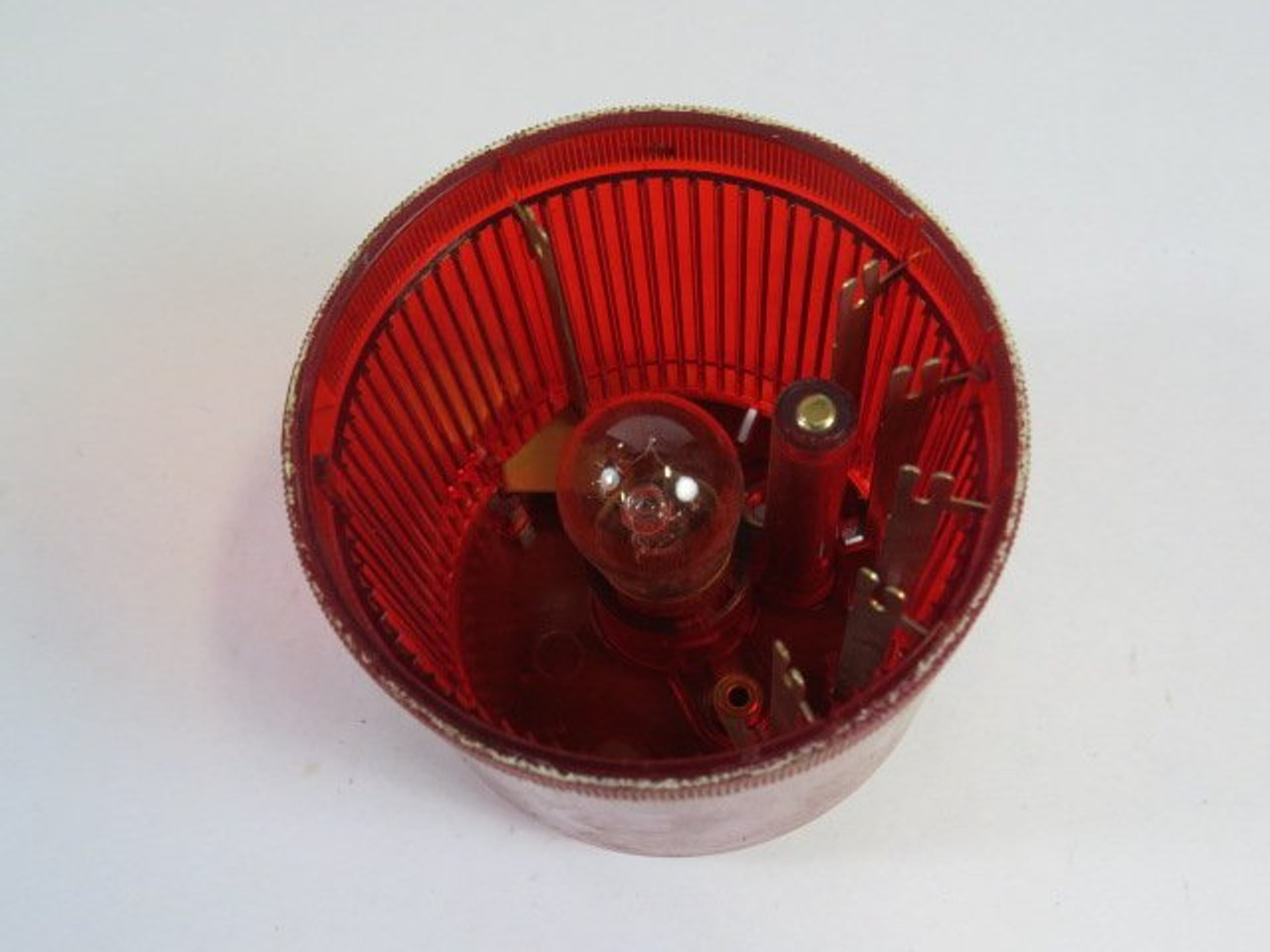 Telemecanique XVA-C34 Red Stack Light w/ Bulb 220V 7W USED