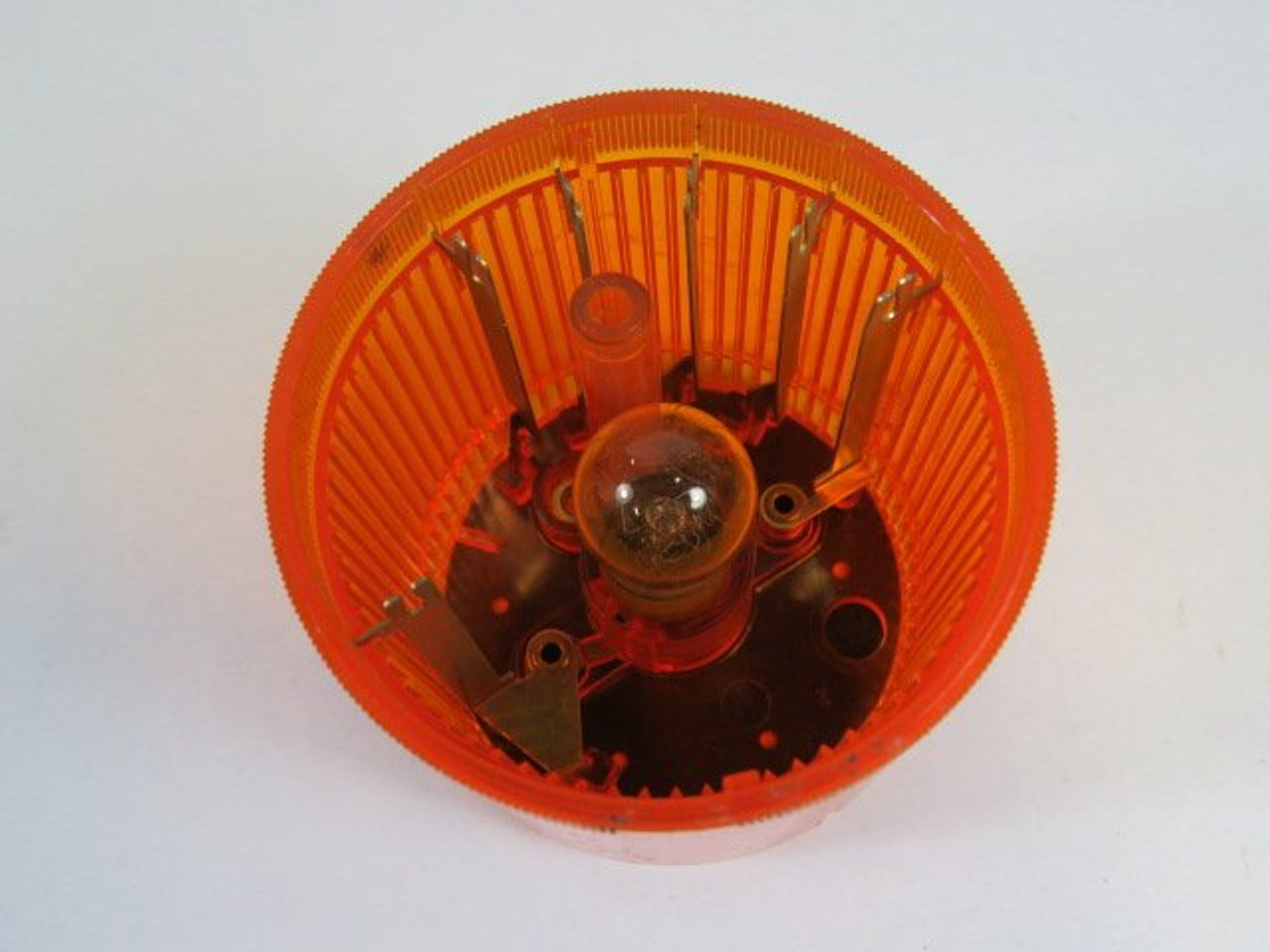 Telemecanique XVA-C35 Orange Stack Light w/ Bulb 220V 7W USED