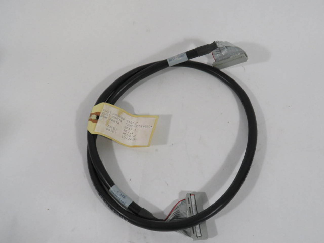 Mitsubishi BF17-1G10 Communication Cable w/34P Connector 3.5Ft USED