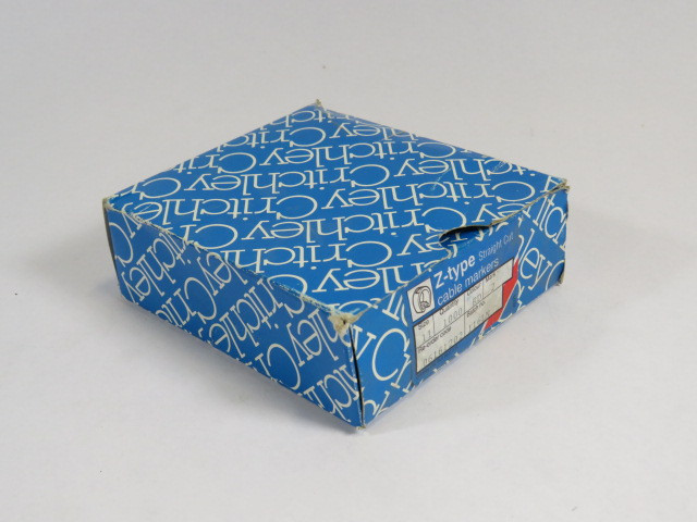 Critchley 06161202 Red Cable Marker #2 Z11 Straight Cut 400-Pack  NEW