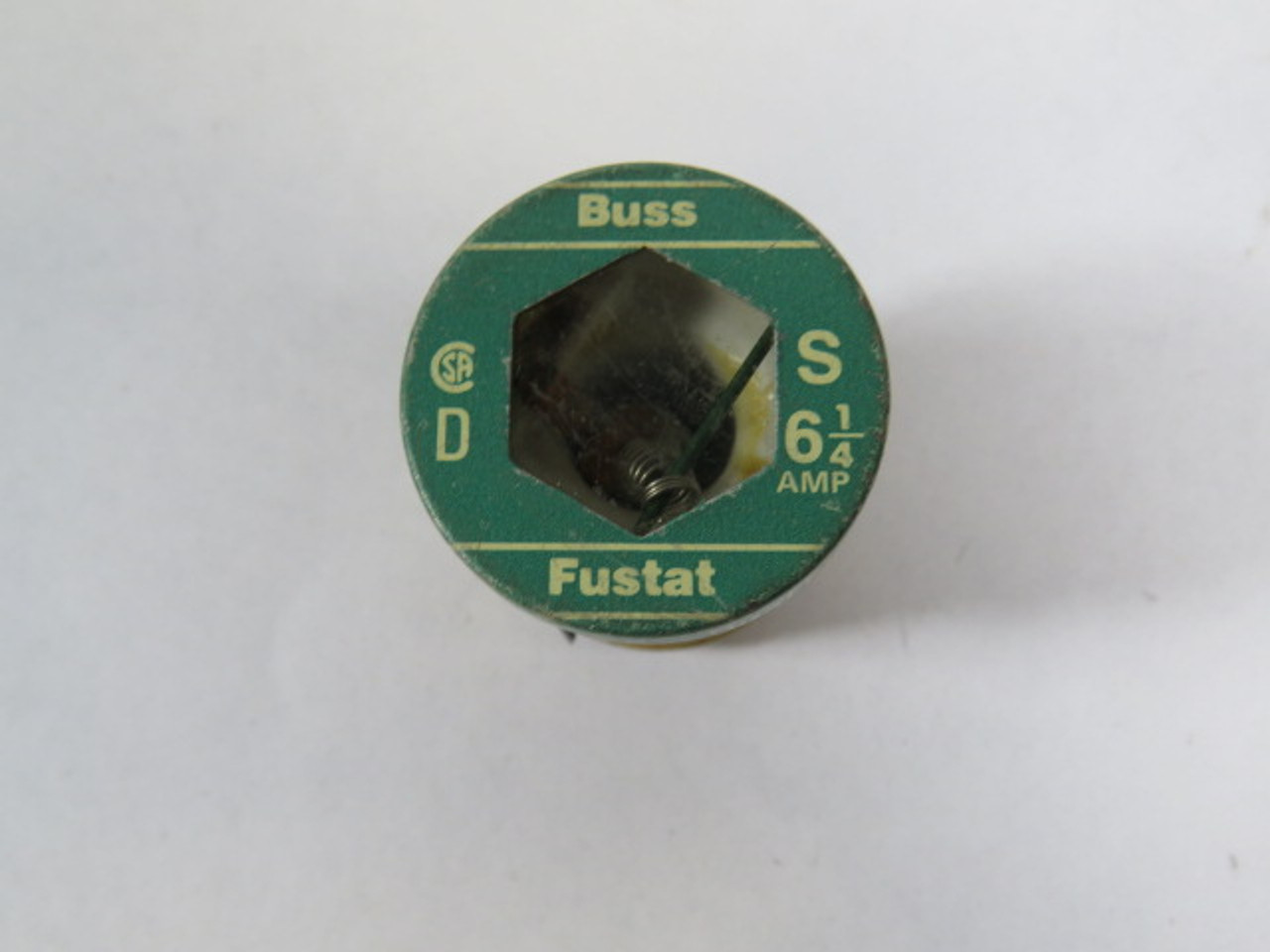 Bussmann DS-6-1/4 Plug Fuse 6-1/4A USED